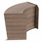 Linea Italia ADA Reception Desk, Wheelchair, Kids, 55 inW x 71 inD x 30 inH, N. Walnut 55490NW - alternate 7